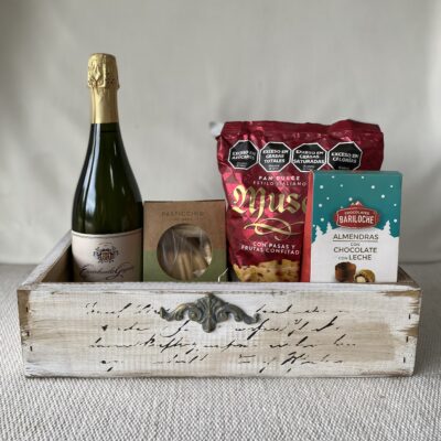Brindis en caja chic