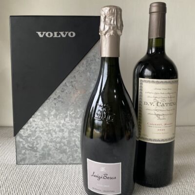 Duo de vino y espumante alta gama